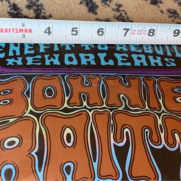 Bonnie Raitt poster Benefit To Rebuild New Orleans & ticket stub OKC concert - Picture 9 of 9